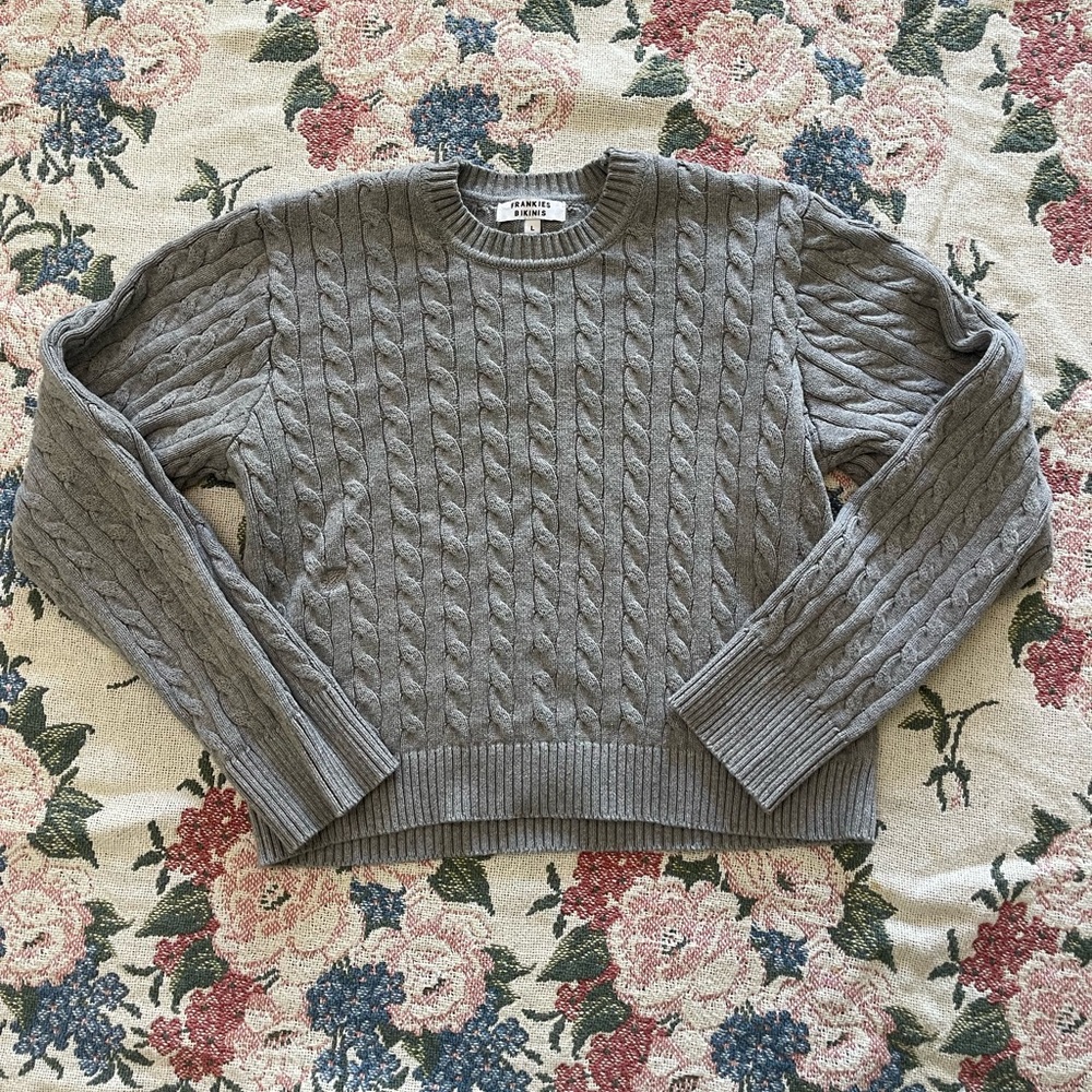 Frankies Bikinis Varsity Sweater